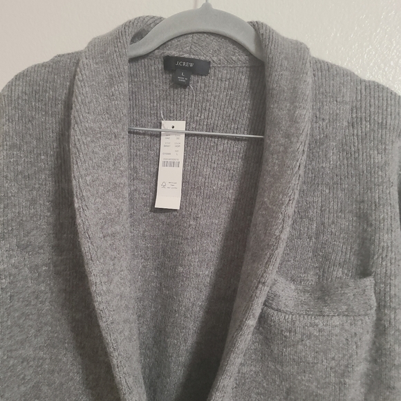 NWT J. Crew Gray Cocoon Sweater Blazer - Picture 2 of 7